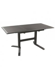 Table elise alu 140 240 grey
